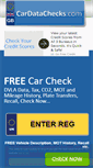 Mobile Screenshot of cardatachecks.co.uk